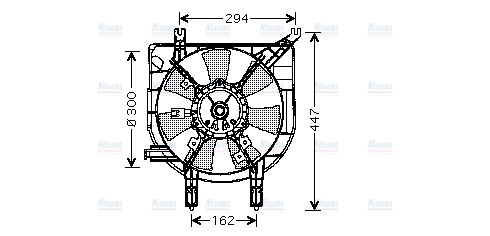 AVA Radiator Fan MZ7531