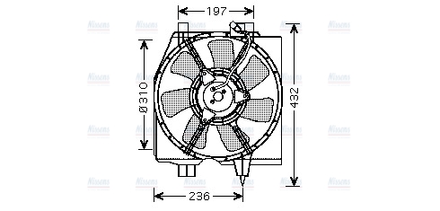 AVA Radiator Fan MZ7540