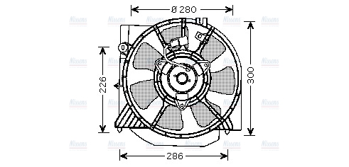 AVA Radiator Fan MZ7541