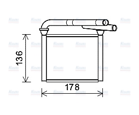 AVA Heater Core MZA6278