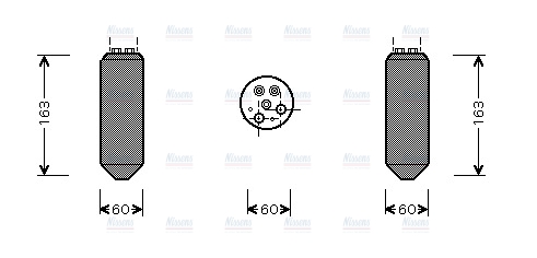 AVA Aircon Receiver Dryer Filter MZD052