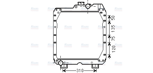 AVA Coolant Radiator NH2006