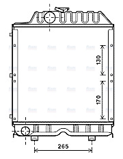AVA Coolant Radiator NH2022