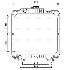 AVA Coolant Radiator NH2023