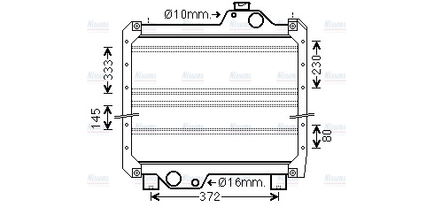 AVA Coolant Radiator NH2030
