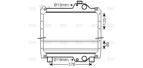 AVA Coolant Radiator NH2032
