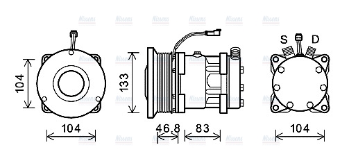 AVA Aircon Compressor NHAK017