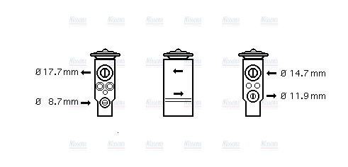 AVA Aircon Expansion Valve OL1347