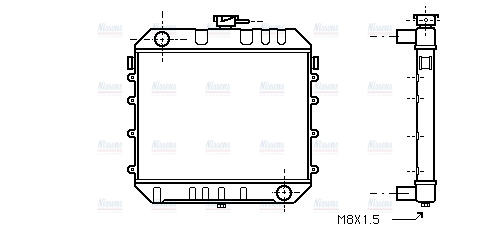 AVA Coolant Radiator OL2006