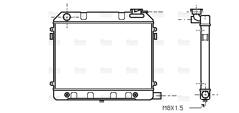 AVA Coolant Radiator OL2013
