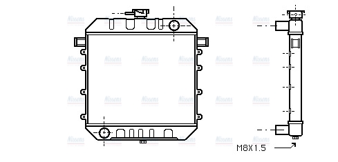 AVA Coolant Radiator OL2015