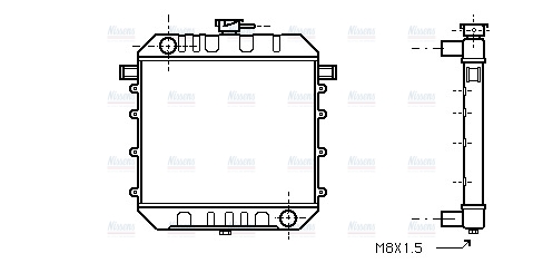 AVA Coolant Radiator OL2030