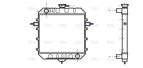 AVA Coolant Radiator OL2033