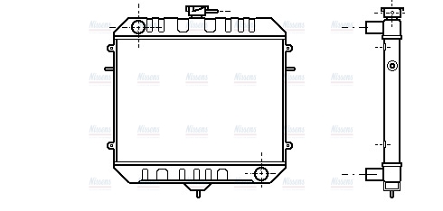 AVA Coolant Radiator OL2034