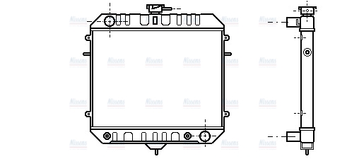 AVA Coolant Radiator OL2076
