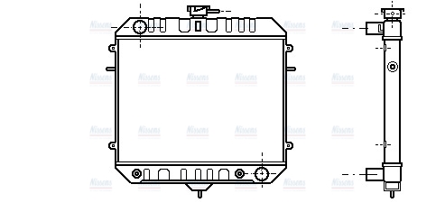 AVA Coolant Radiator OL2082