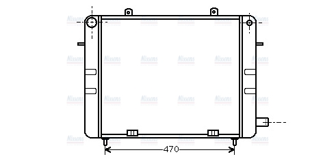 AVA Coolant Radiator OL2099