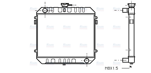 AVA Coolant Radiator OL2144