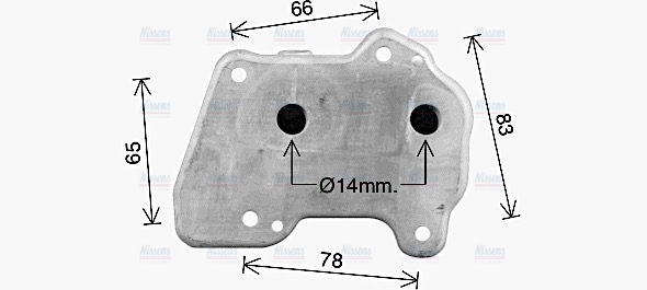 AVA Oil Cooler OL3740