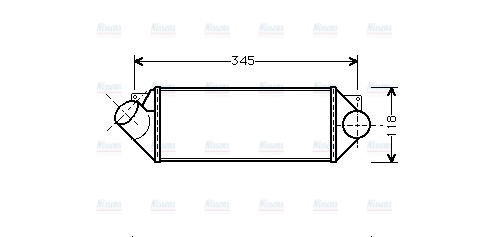 AVA Charge Air Intercooler OL4235