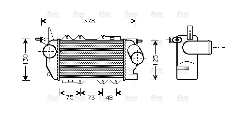 AVA Charge Air Intercooler OL4270