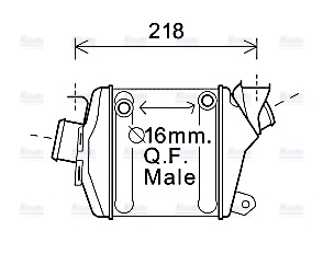AVA Charge Air Intercooler OL4598