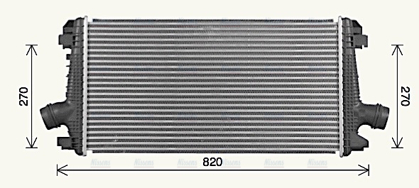 AVA Charge Air Intercooler OL4722