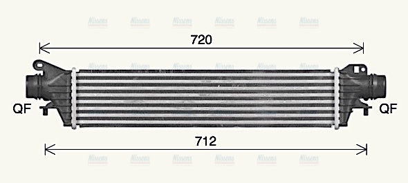 AVA Charge Air Intercooler OL4725