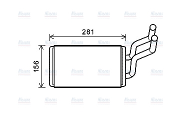 AVA Heater Core OL6569