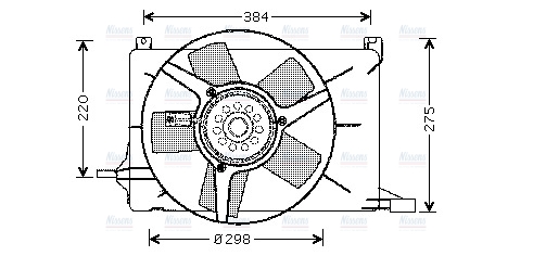 AVA Radiator Cooling Fan OL7502