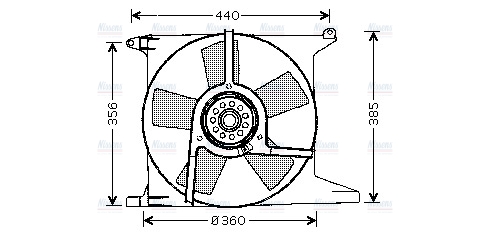 AVA Radiator Fan OL7504