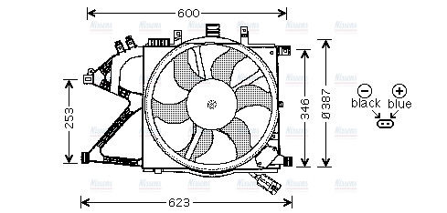 AVA Radiator Cooling Fan OL7506