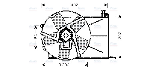 AVA Radiator Cooling Fan OL7510