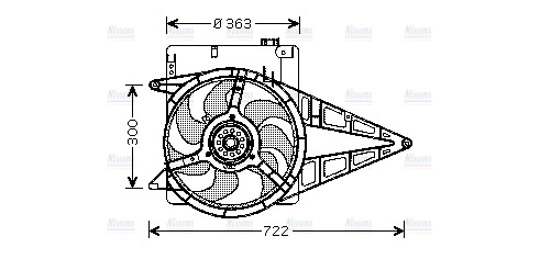 AVA Radiator Fan OL7511