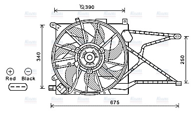 AVA Radiator Fan OL7597
