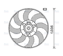 AVA Radiator Cooling Fan OL7602