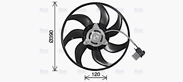 AVA Radiator Cooling Fan OL7714
