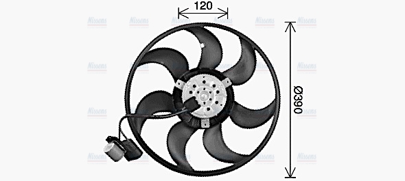 AVA Radiator Cooling Fan OL7736
