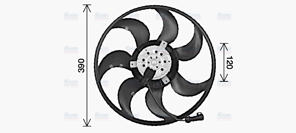 AVA Radiator Cooling Fan OL7737