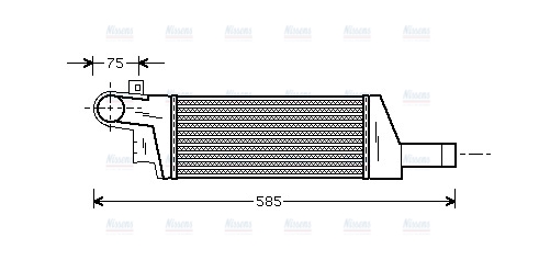 AVA Charge Air Intercooler OLA4322