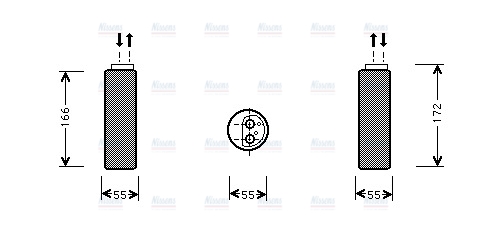 AVA Aircon Receiver Dryer Filter OLD153