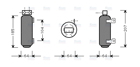 AVA Aircon Receiver Dryer Filter OLD282
