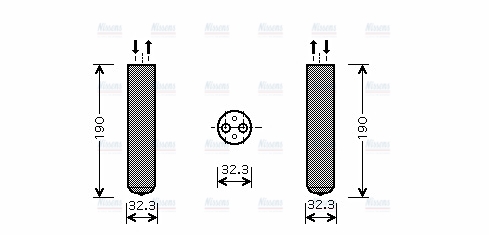 AVA Aircon Receiver Dryer Filter OLD343