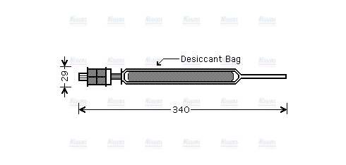 AVA Aircon Receiver Dryer Filter OLD378