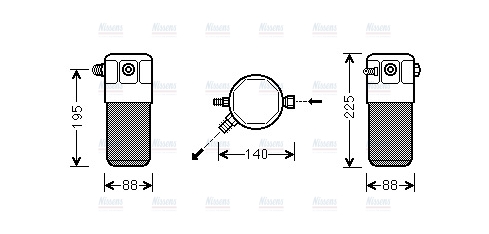 AVA Aircon Receiver Dryer Filter OLD541