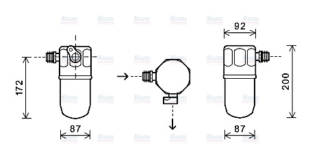 AVA Aircon Receiver Dryer Filter OLD563