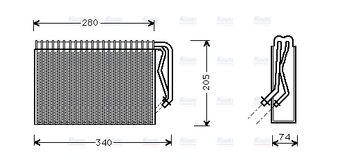 AVA Aircon Evaporator OLV311