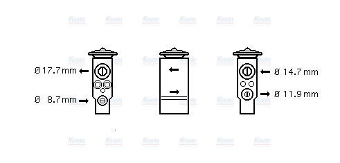 AVA Aircon Expansion Valve PE1350