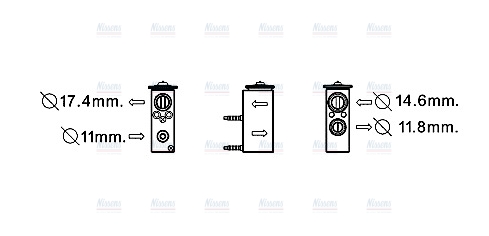 AVA Aircon Expansion Valve PE1355