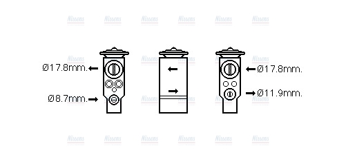 AVA Aircon Expansion valve PE1367